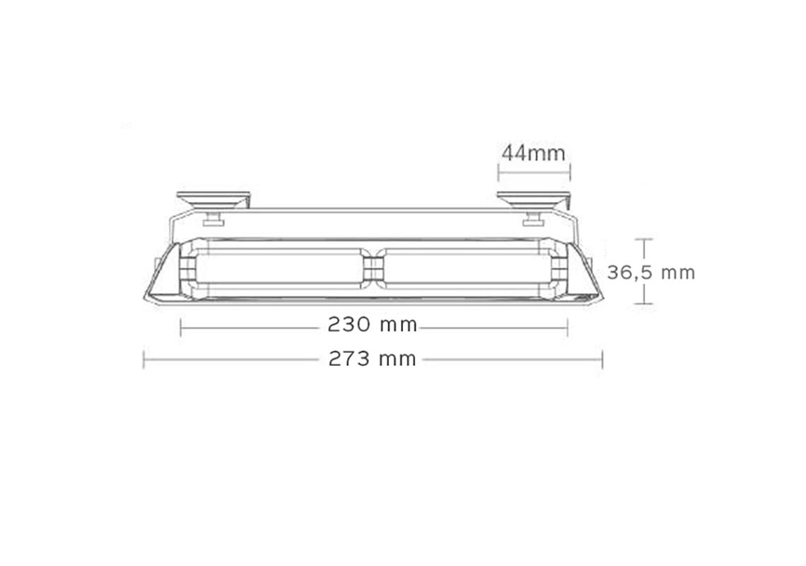N-FIRE FLASH LED BLUE/BLUE 10-33V